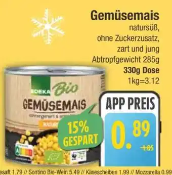 Edeka Gemüsemais Angebot
