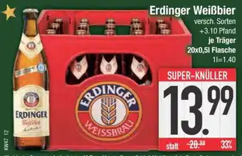 Edeka Erdinger Weißbier Angebot