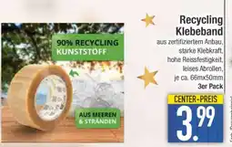 Edeka Recycling Klebeband Angebot