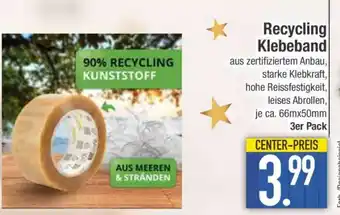 Edeka Recycling Klebeband Angebot