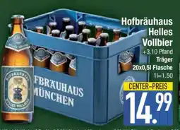 Edeka Hofbräuhaus Helles Vollbier Angebot
