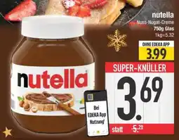 Edeka Nutella Nuss-Nugat-Creme Angebot