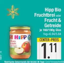 Edeka Hipp Bio Fruchtbrei oder Frucht & Getreide Angebot