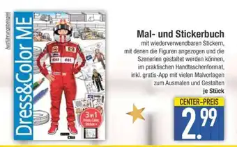 Edeka Dress&Color ME Mal- und Stickerbuch Angebot