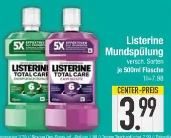 Edeka LISTERINE Mundspülung Angebot