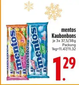 Edeka mentos Kaubonbons Angebot