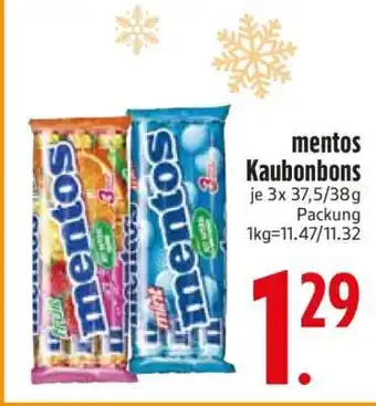Edeka mentos Kaubonbons Angebot