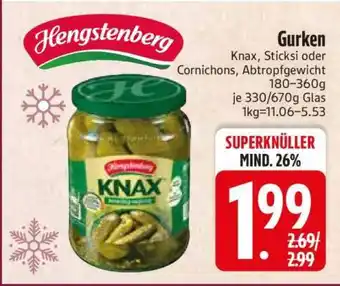 Edeka Hengstenberg Gurken Angebot