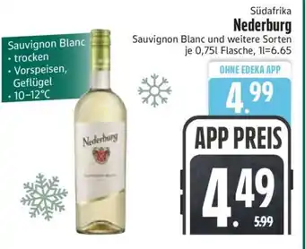 Edeka Nederburg Sauvignon Blanc Angebot