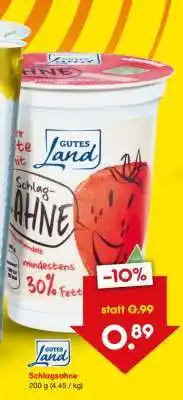 Netto Marken-Discount Schlagsahne Angebot