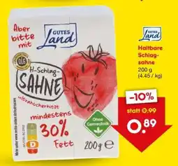 Netto Marken-Discount Haltbare Schlagsahne Angebot