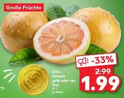 Kaufland Chin. Pomelo gelb oder rot, lose Angebot