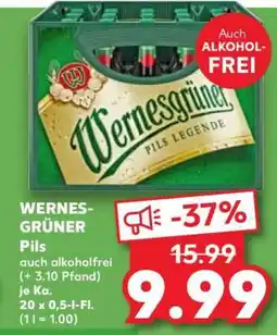Kaufland WERNES-GRÜNER Pils Angebot