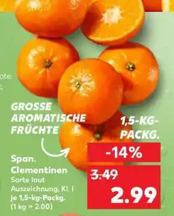 Kaufland Span. Clementinen Angebot