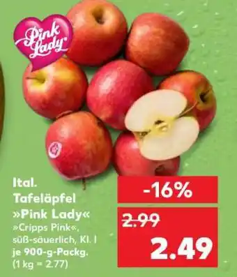 Kaufland Ital. Tafeläpfel Pink Lady Angebot