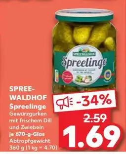 Kaufland Spreewaldhof Spreelinge Angebot