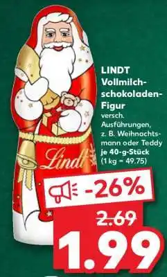Kaufland LINDT Vollmilchschokoladen-Figur Angebot