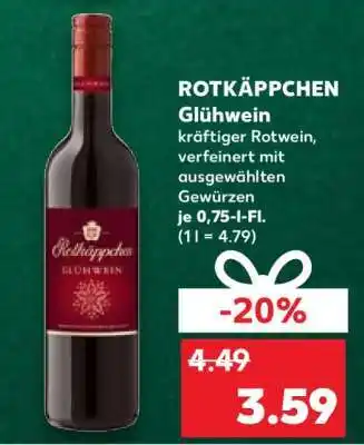 Kaufland Rotkäppchen Glühwein Angebot
