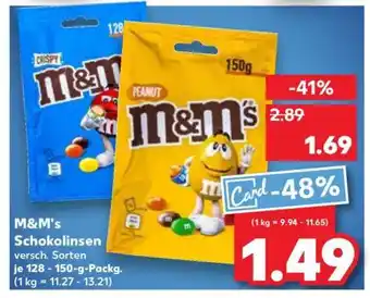 Kaufland M&M's Schokolinsen Angebot