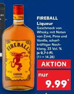 Kaufland FIREBALL Liqueur Angebot