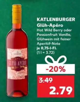 Kaufland KATLENBURGER Glüh-Apéro Angebot
