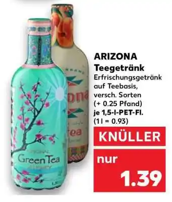 Kaufland ARIZONA Teegetränk Angebot