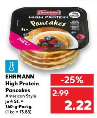 Kaufland EHRMANN High Protein Pancakes Angebot
