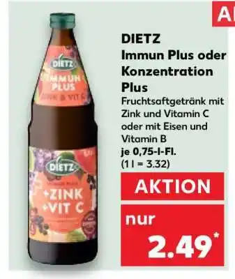 Kaufland DIETZ Immun Plus oder Konzentration Plus Angebot