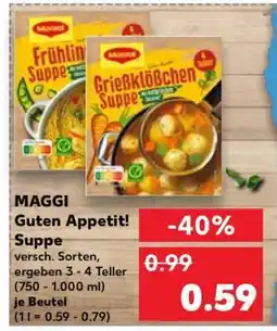 Kaufland Maggi Guten Appetit Suppe Angebot