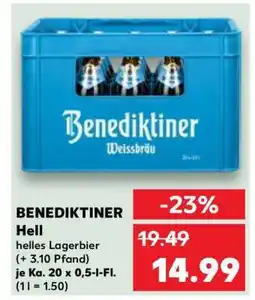 Kaufland Benediktiner Hell Angebot