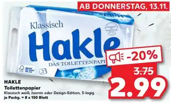 Kaufland Hakle Toilettenpapier Angebot