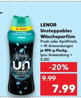 Kaufland Lenor Unstoppables & Wäscheparfüm Angebot