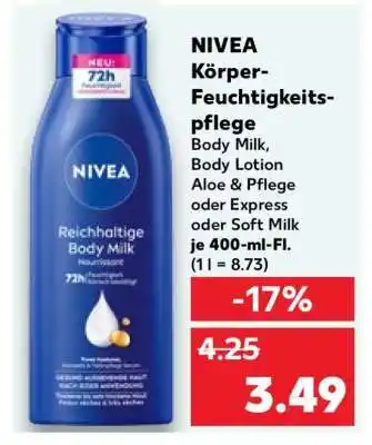 Kaufland NIVEA Körper-Feuchtigkeitspflege Angebot