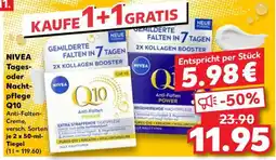 Kaufland NIVEA Tages- oder Nachtpflege Q10 Angebot