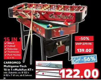 Kaufland CARROMCO Multigame-Tisch 15 in 1 Multifun-XT Angebot