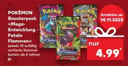 Kaufland POKÈMON Boosterpack Mega-Entwicklung - Fatale Flammen Angebot