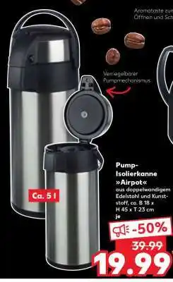 Kaufland Pump-Isolierkanne Airpot Angebot