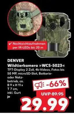 Kaufland DENVER Wildtierkamera WCS-5023 Angebot