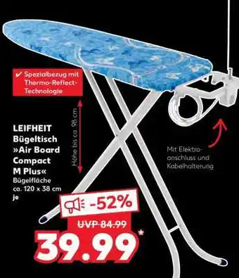 Kaufland Leifheit Bügeltisch Air Board Compact M Plus Angebot