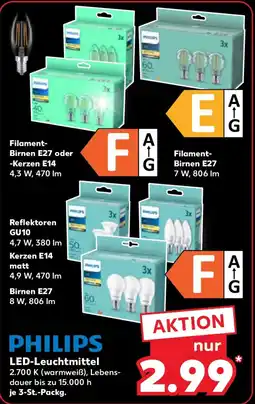 Kaufland PHILIPS LED Leuchtmittel Angebot