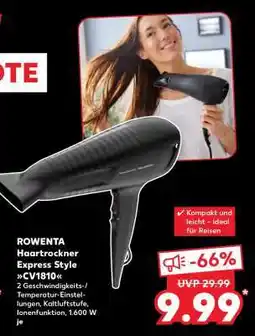 Kaufland ROWENTA Haartrockner Express Style CV1810 Angebot