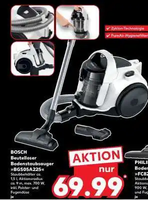 Kaufland BOSCH Beutelloser Bodenstaubsauger BGS05A225 Angebot