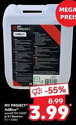 Kaufland MY PROJECT AdBlue Angebot