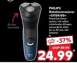 Kaufland PHILIPS Rotationsrasierer S1134/00 Angebot