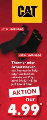 Kaufland Thermo- oder Arbeitssocken Angebot