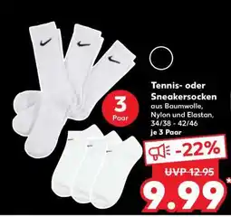 Kaufland Tennis- oder Sneakersocken Angebot
