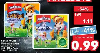 Kaufland FERDI FUCHS Mini-Würstchen Angebot
