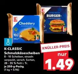 Kaufland K-CLASSIC Schmelzkäsescheiben Angebot