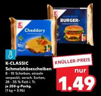 Kaufland K-CLASSIC Schmelzkäsescheiben Angebot