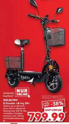 Kaufland ROLEKTRO E-Scooter E-Joy 20 Angebot